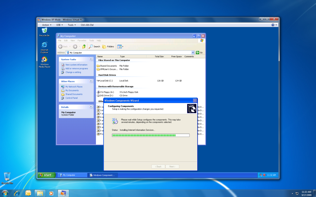 XP Mode in Windows 7