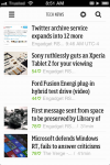 Feedly on the iPhone