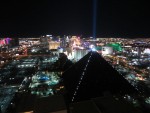 the Strip at night from Mix