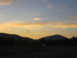 sunset in Oregon