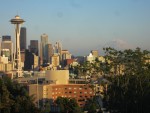 downtown and Rainier from Kerry Park