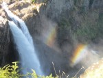 Snoqualmie Falls and double rainbow