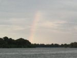 rainbow at the beach