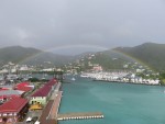 rainbow over Tortola