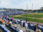 view from our seats in Dunedin