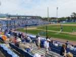 view from our seats in Dunedin