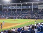 view from our seats at the Yankees game