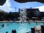 Polynesian Lava pool waterfall