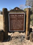 Los Alamos historical marker