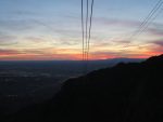 riding up the tramway