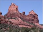 more of the red rock formations
