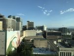 view from our hotel room in SLC