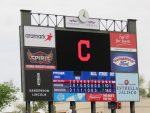 final score, Indians lose to Rangers