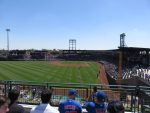 view from Budweiser Rooftop seats