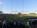 evening game at Goodyear