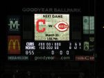 final score, Indians beat the Cubbies!