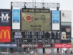 final score, Indians beat the Reds