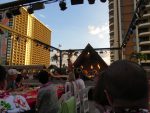 rooftop luau stage