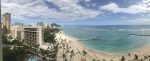 Waikiki beach from our hotel room