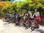 our tour group on the bikes