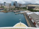 downtown Honolulu from the pier