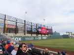 outfield and scoreboard