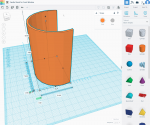 designing the solution in Tinkercad