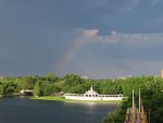rainbow after the rain shower
