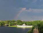 rainbow after the rain shower