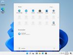 initial desktop and new Start menu