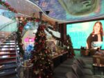 Crystal Atrium decorated for Christmas