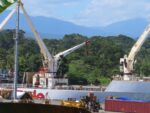 Dole ship loading bananas