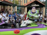 Buzz Lightyear in the parade