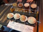 beer and ice cream flight at The Frosty Barrel