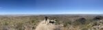 panoramic view (Phoenix on the left, Chandler on the right)