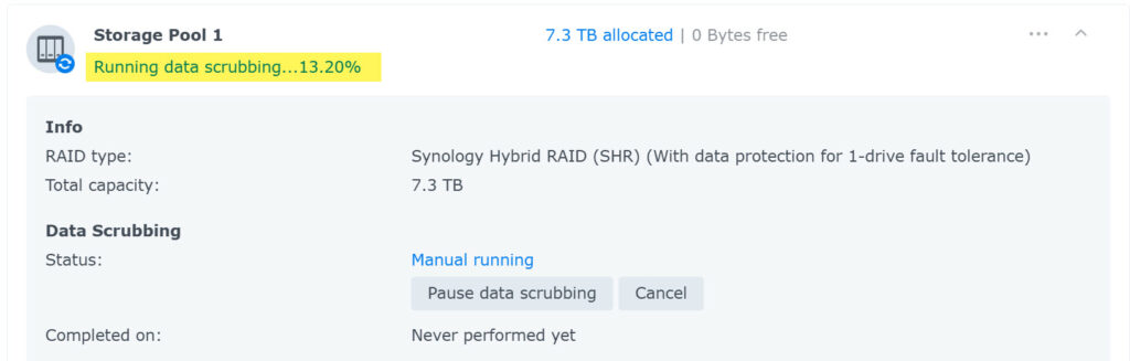 data scrubbing