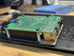 RasPi mounted on PCB