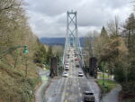 Lions Gate bridge off Stanley Island