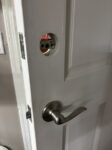 old lock removed