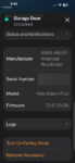 lock details in Homekit