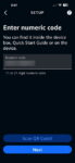 enter pairing code